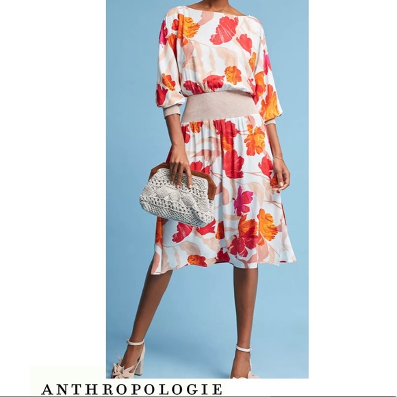 Anthropologie Dresses & Skirts - NWOT Anthropologie Floral Midi Dress
